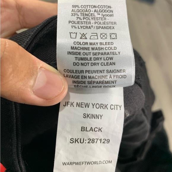 Warp + Weft JFK Skinny New York City Jeans Bundle of 3 Sz 24 plus size - Picture 6 of 15